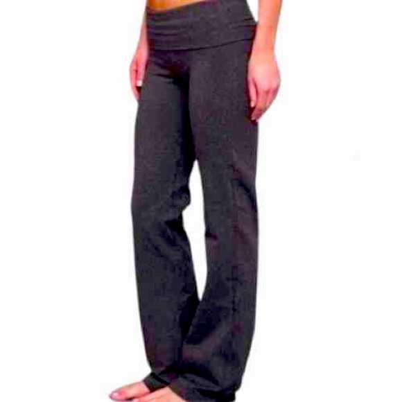 Patagonia Pants - Patagonia Fold Over Waist Black Yoga Pants
